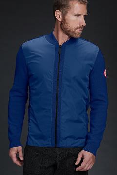 Ropa Canada Goose Hombre Mexico - WindBridge Suéteres Azules Oscuro FQ9341786